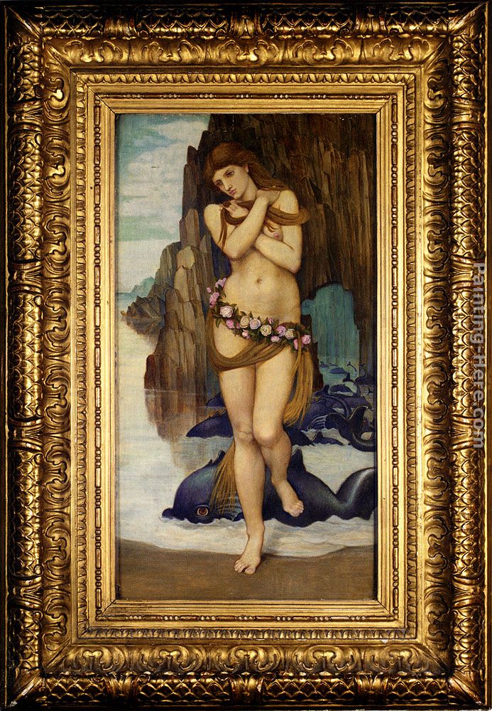 Venus Rising From The Sea painting - John Roddam Spencer Stanhope Venus Rising From The Sea art painting
